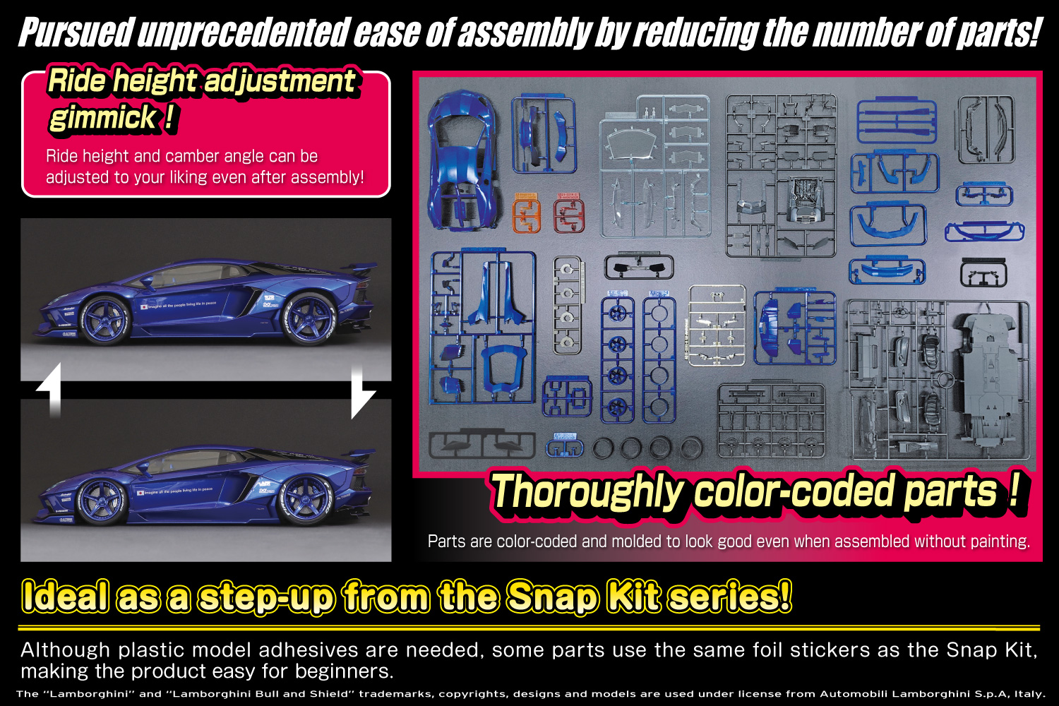 Amazon | JUC 1/18 ランボルギーニ LB AVENTADOR Matte Grey