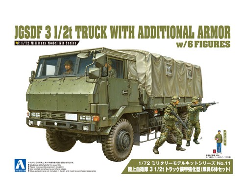 陸上自衛隊 3 1/2t トラック装甲強化型（隊員6体セット）｜株式会社 