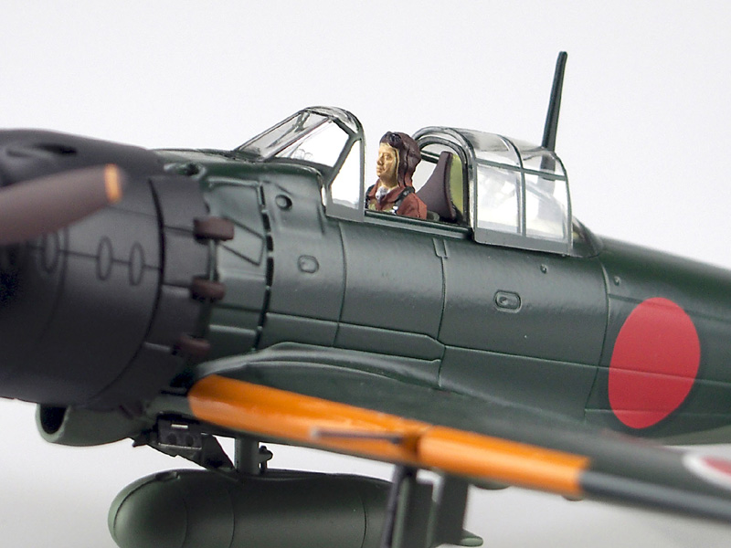 アオシマ文化教材社 1/48 第653海軍航空隊 零式艦上戦闘機 塗装済み完成品