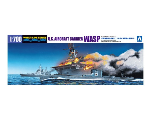 米国海軍 航空母艦 WASP & 日本海軍 潜水艦 伊19｜株式会社 青島文化教材社