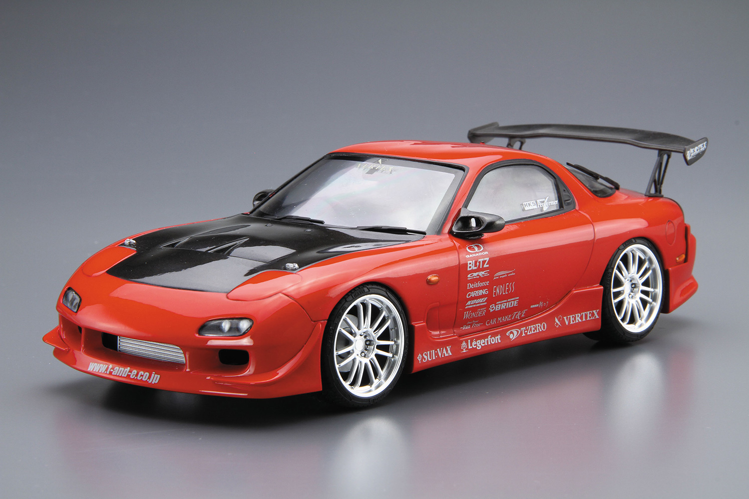 1/24 ホットワークス FD3S RX-7 VERTEX 紫 一部カスタマイズ