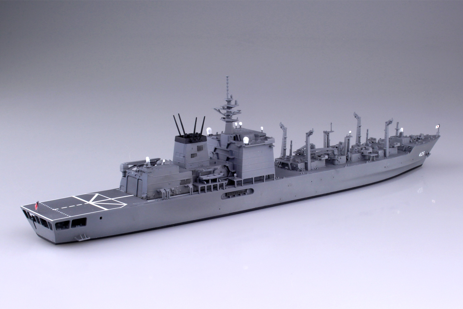 ウォーターライン　アオシマ　1/700 海上自衛隊　補給艦　ましゅう