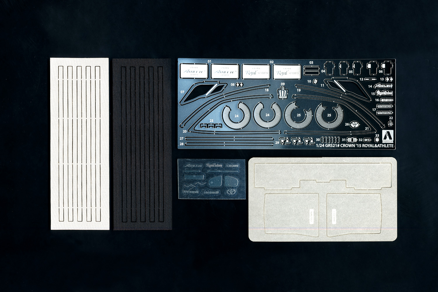 1 24 トヨタ Aws Grs21 クラウン 15 共通ディテールアップパーツセット 株式会社 青島文化教材社