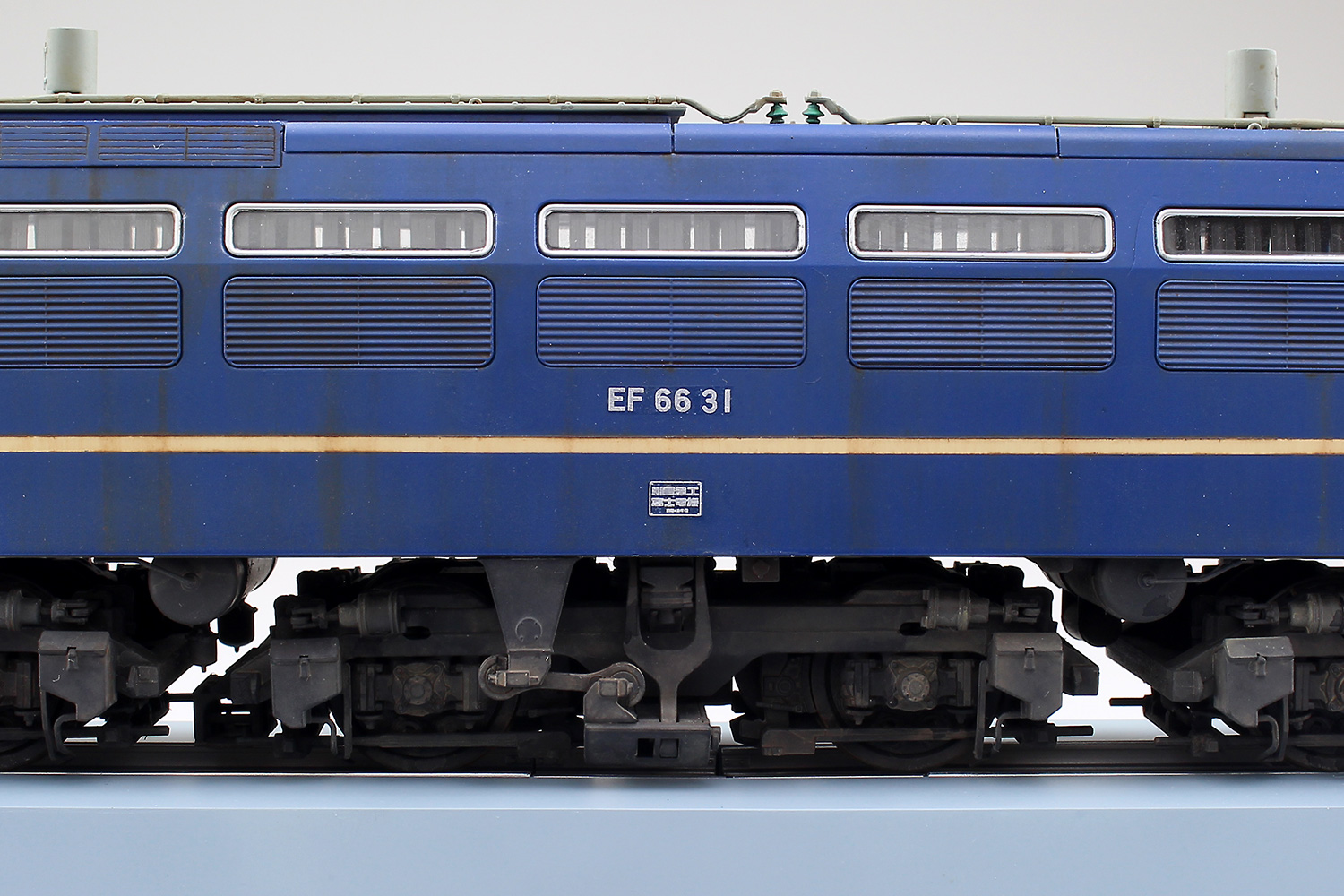 青島文化教材社 1/45 トレインミュージアムOJ No.7 電気機関車 EF66 後期型 貨物更新機 プラモデル 