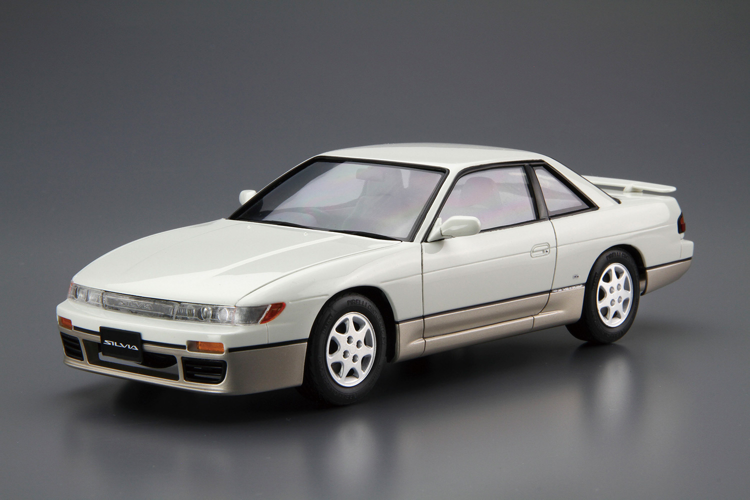 在庫僅少】 アオシマ 24 NISSAN S13 SILVIA カスタム 完成品