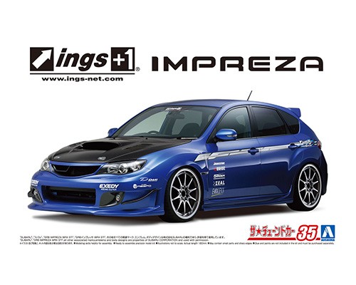 1/24 ings GRBインプレッサ WRX STI '07（スバル）｜株式会社 青島文化