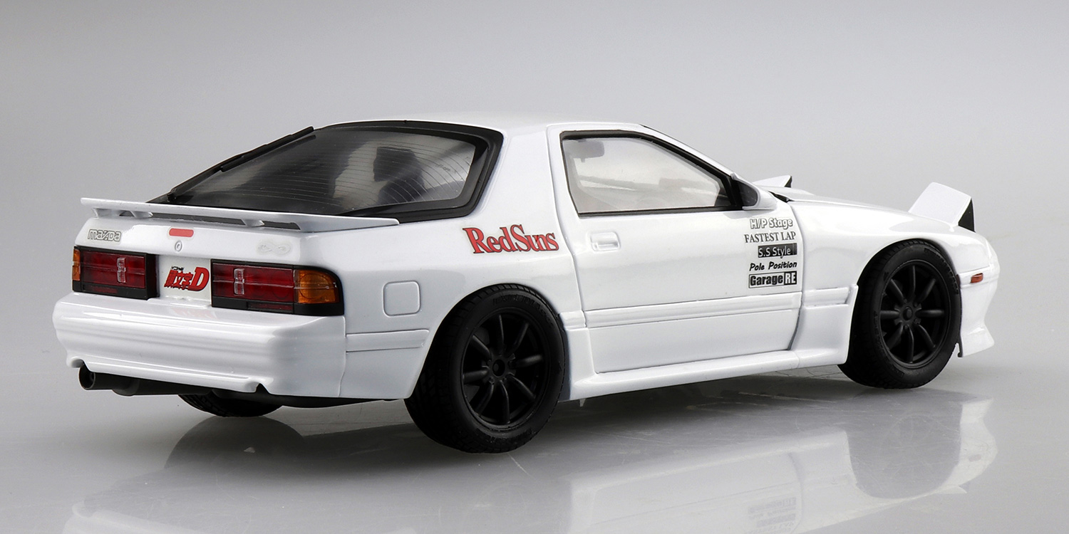 Aoshima Initial D No.2 FC3S RX-7 Ryosuke Takahashi 1/32 scale Plastic model 