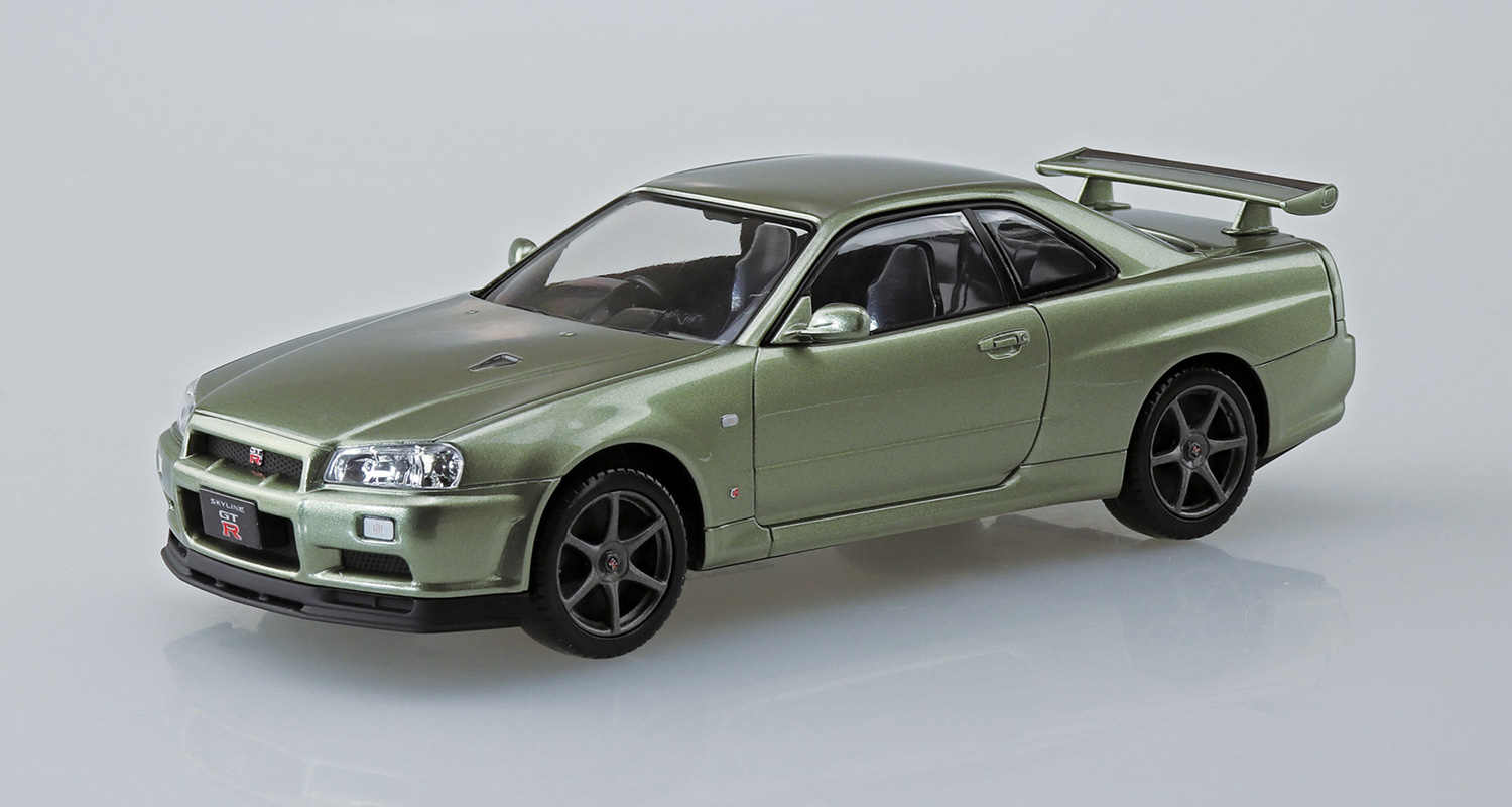 NISSAN R34 SKYLINE GT-R Nur(MILLENNIUM JADE)｜AOSHIMA｜English