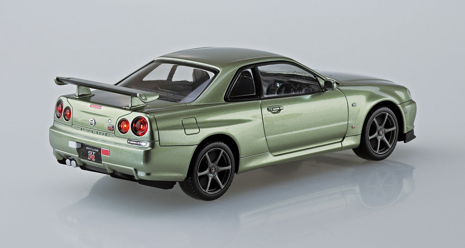 NISSAN R34 SKYLINE GT-R Nur(MILLENNIUM JADE)｜AOSHIMA｜English