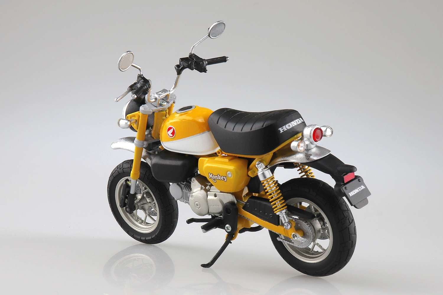 Honda Monkey 125 Banana Yellow 1/12  Aoshima Skynet Motorcycle Small Bike New 
