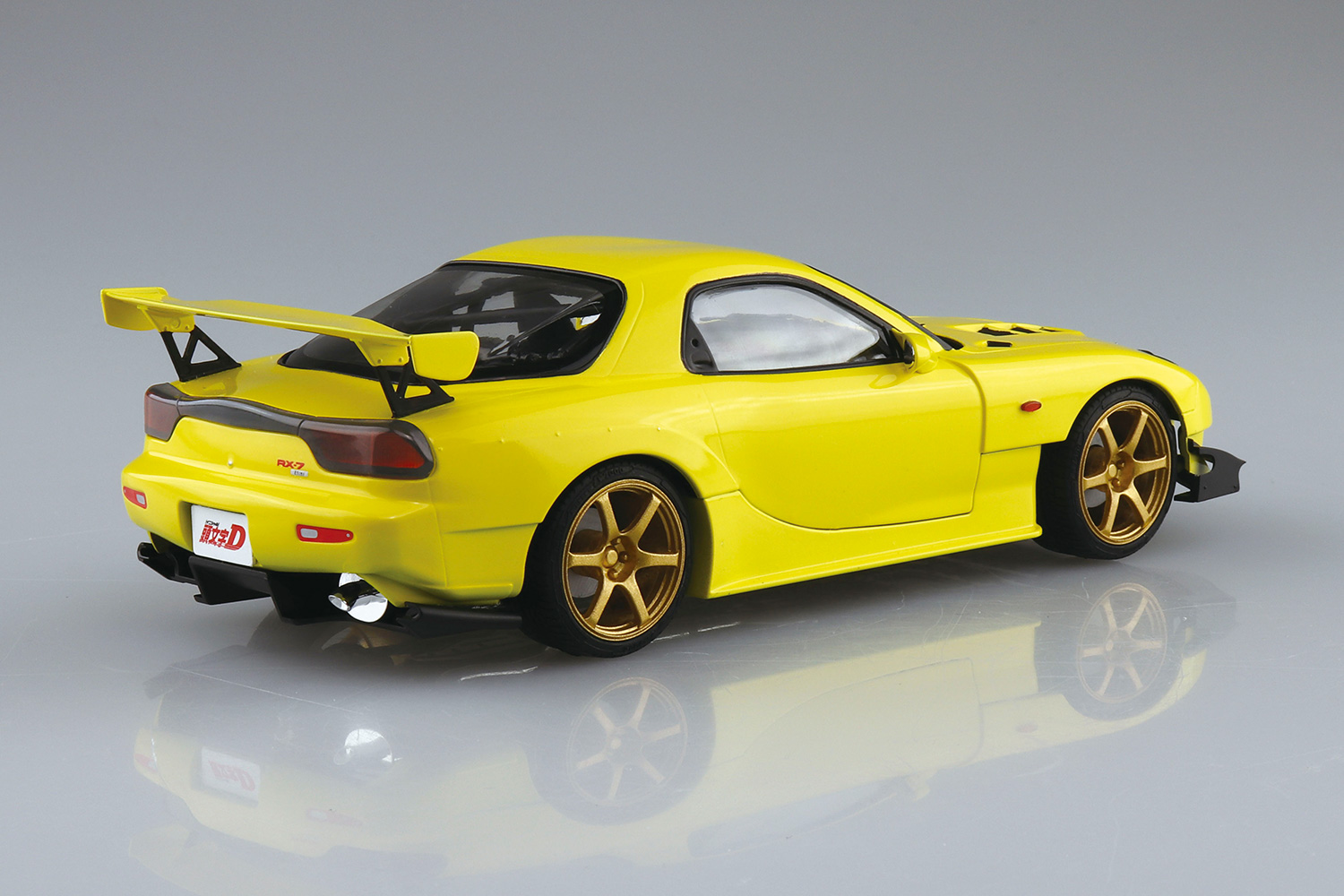 プラモデル完成品 アオシマプリペイントモデル 頭文字D RX-7