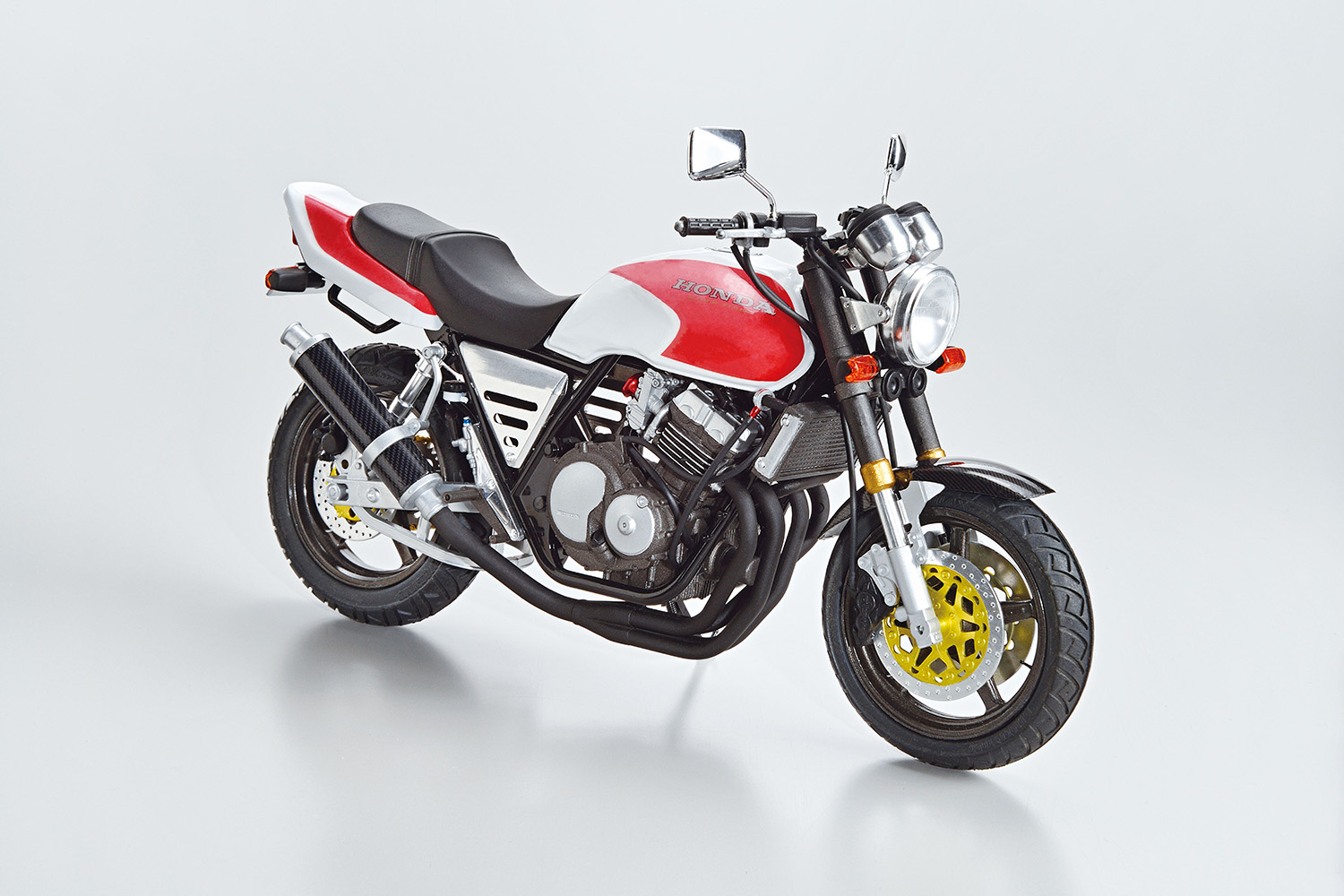 Aoshima 1/12 Honda CB400 Super4 1992 Model Motorcycle w/Custom Parts AOS55144 