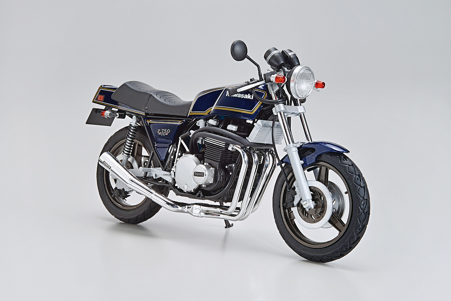 バイクプラモデル　アオシマ 1/12 Z750FX カスタム 完成品