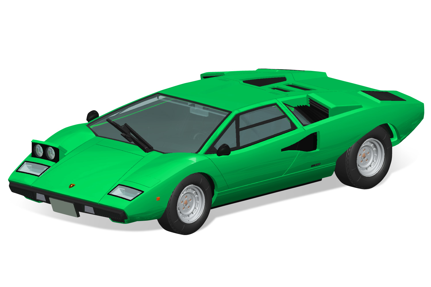 ランボルギーニ カウンタック LP400(グリーン)｜株式会社 青島文化教材社
