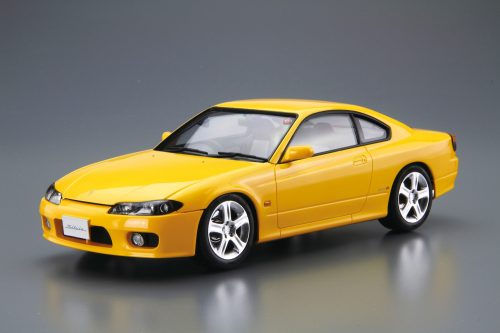 青島文化教材社 ニッサン S15 シルビア Spec.R スパークリングシルバー 1/24 ニッサン S15 シルビア spec-R '99｜株式会社 青島文化教材社